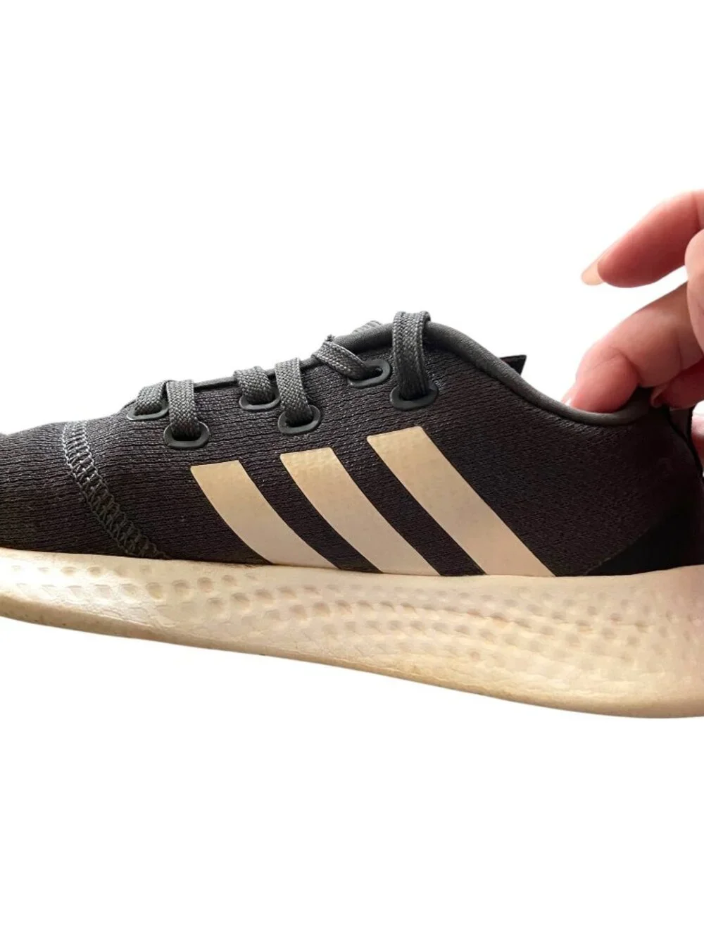 Adidas Puremotion Athletic Gym Sneakers Gray Size 6.5 Workout Casual Streetwear